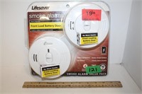 Lifesaver Smoke Alarms 2  new in package