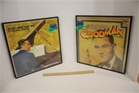 Framed Album Covers, Benny Goodman & Misc