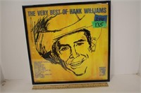 Framed Album Cover, Best of Hank Williams