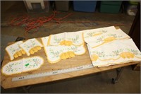 Embroidered Table Cloth & Matching Runners