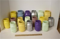 Painted Jars   2 flats