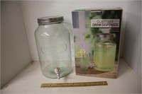Glass Jar Drink Dispenser  in box