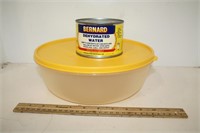 Bernard Dehydrated Water & Tupperware Bowl w/lid