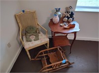 Antique furniture and knick knacks