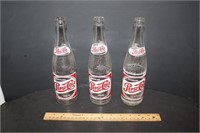Vintage Pepsi Bottles Clinton & New York