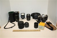 Honeywell Pentax Spotmatic Camera & Lenses