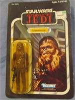 1983 Kenner Star Wars ROTJ Chewbacca On Card