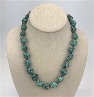 Turquoise Style Beaded Necklace
