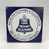 American Telephone Enamel Metal Sign