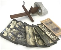 Antique Stereoscope and Stereoptican Cards
