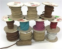 Spools of Leather Lacing and More