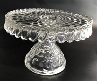 Fostoria "American" Cake Stand with Rum Well