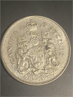 1963 SILVER Canada 50 cent