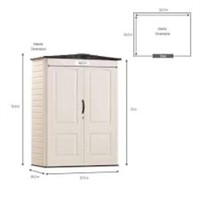 New Rubbermaid Small Vertical Shed