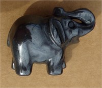 Gemstone Elephant Carving 1 1/2"
