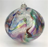 Large Blown Glass Ornament