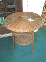 Vintage Wicker Table