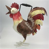 Metal Rooster Pitcher