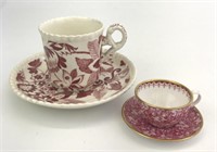 Spode Mini and Demitasse Cups and Saucers