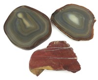Cut Agate Slabs and More