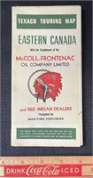 SCARCE 1939 RED INDIAN MCCOLL-FRONTENAC MAP