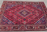 VIBRANT HAND KNOTTED PERSIAN WOOL ROOM SIZE RUG