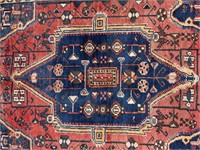 PRETTY HAND KNOTTED PERSIAN WOOL AREA RUG
