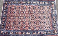 DETAILED HAND KNOTTED PERSIAN WOOL AREA RUG