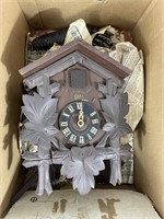 Vintage Cuckoo Clock With Parts
