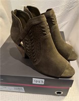 New-Vince Camuto Open Toe Ankle Boot