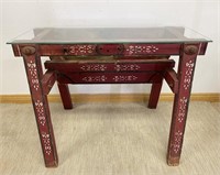 WONDERFUL ANTIQUE TURNIP STAND - ACCENT TABLE