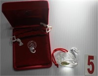 Waterford Crystal - Seven Swans  Ornament