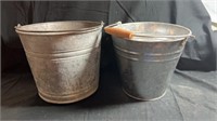 2) buckets