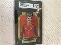 2016-17 Select Cristiano Ronaldo Red /199 SGC 8.5