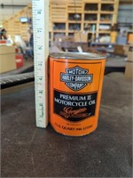 Harley-Davidson premium 2. Motorcycle oil tin