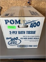 Pom 400 45-Count Indv.-wrapped Toilet Paper