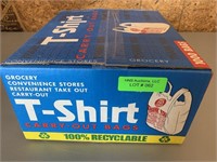 1 case of 1000-Count T-Shirt plastic bags