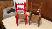 2 Doll chairs