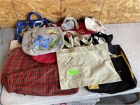 Assorted cloth bags
