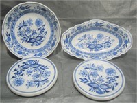 Hutschenreuther Blue Onion Dish Lot