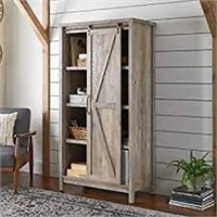 New Better Homes Barn Door Storage Cabinet