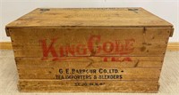 FANTASTIC VINTAGE KING COLE SHIPPING CRATE-DECOR