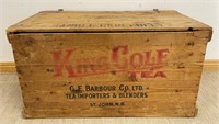 FANTASTIC VINTAGE KING COLE SHIPPING CRATE - DECOR