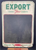 NEAT VINTAGE EXPORT A CIGARETTES ADVERTISING BOARD