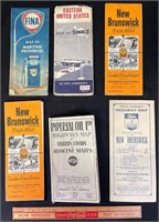 GREAT LOT OF VINTAGE ADVERTISING ROAD MAPS