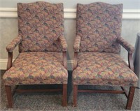 Pair of Oversized upholstered chair