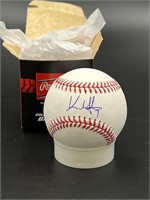 Kenny Lofton Autographed Baseball