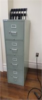 Sage Green Metal 4 Drawer File Cabinet