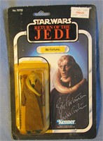 1983 Kenner Star Wars Bib Fortuna Autographed