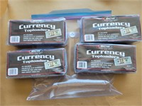 100 Pcs BCW Topload Currency Holders New